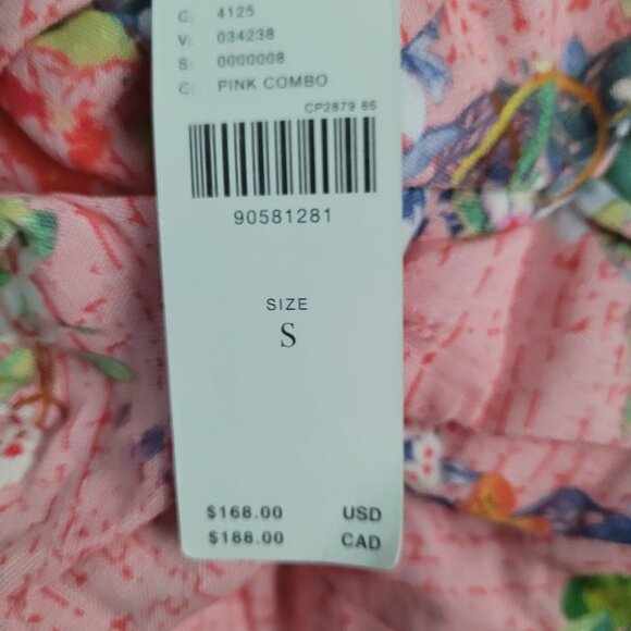 NEW ANTHROPOLOGIE Ranna Gill Floral Linen Romper Size S - Picture 5 of 8